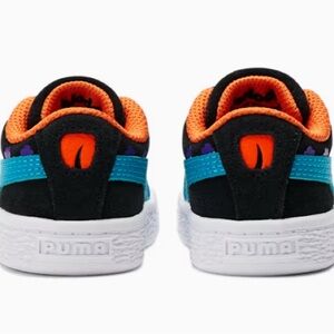 Puma Kids' Black, Orange, and Blue Sneakers 4